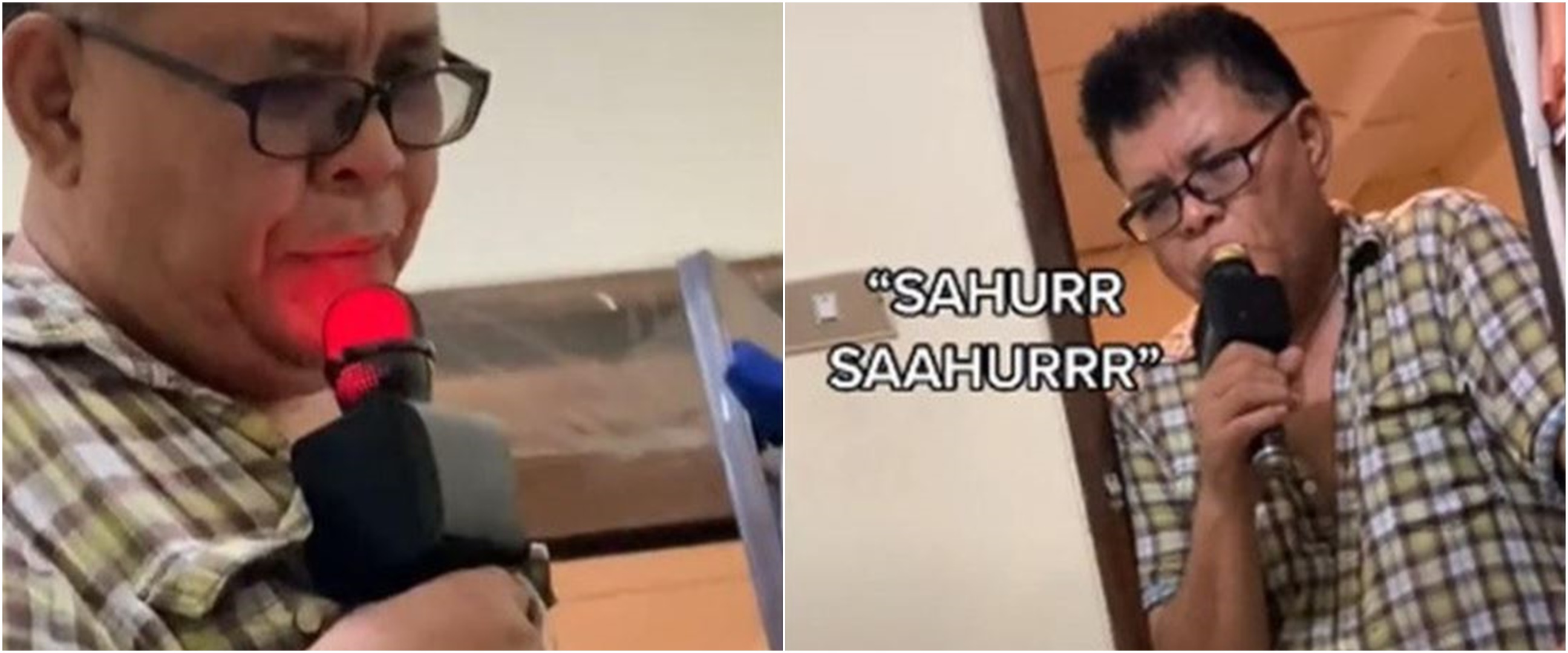 Viral aksi kocak ayah bangunkan sahur anaknya, bikin netizen iri