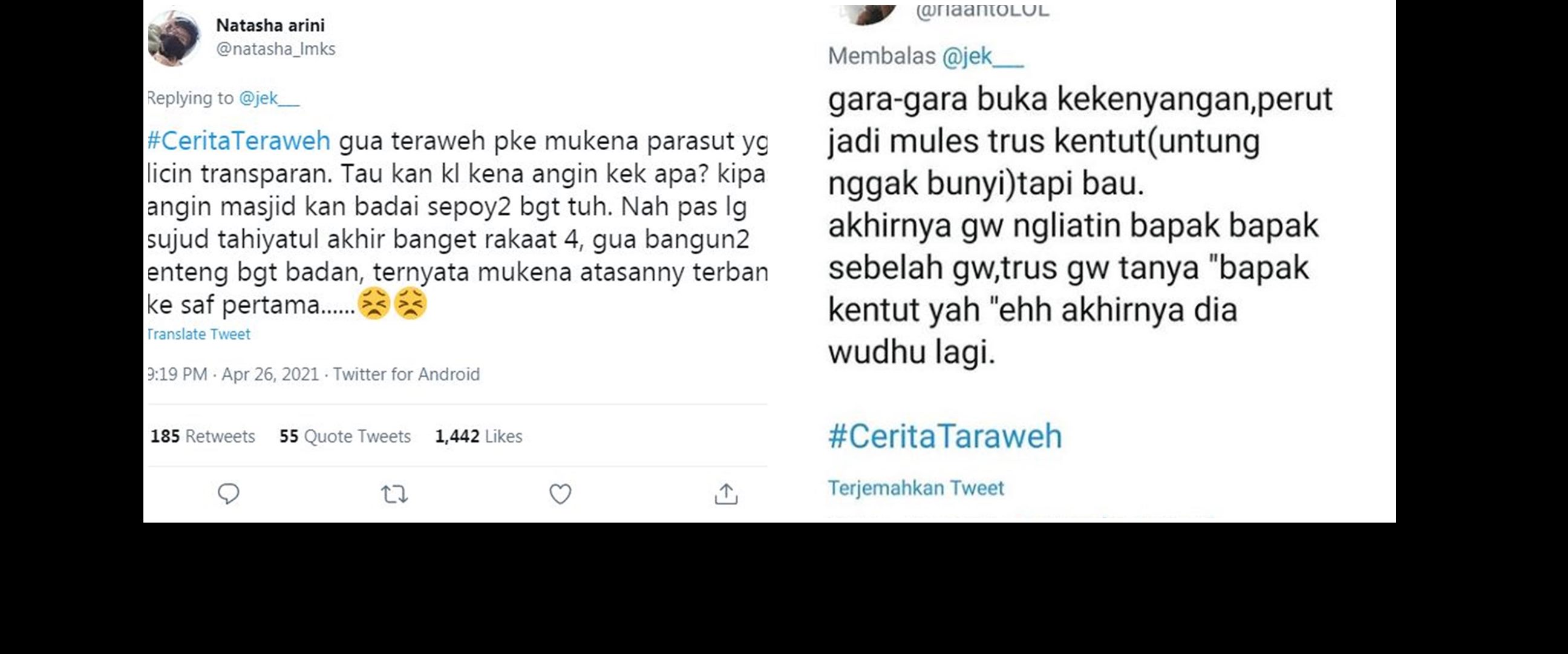 10 Cerita unik warganet saat salat tarawih ini lucunya menghibur