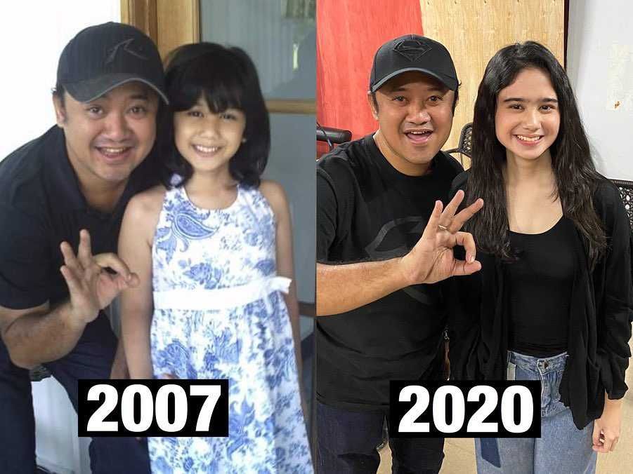 5 Potret Tissa Biani reka ulang foto lawas, imutnya konsisten