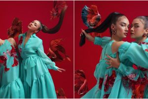 10 Pemotretan Haico van der Veken dan Angela Gilsha, bak kembar