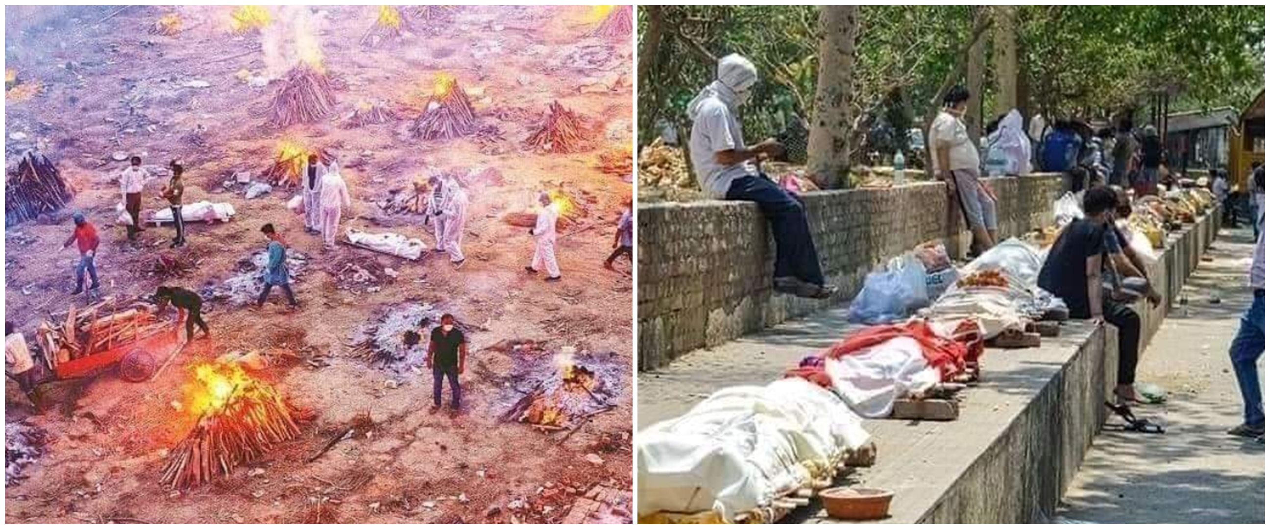 10 Potret terkini korban tsunami Covid-19 di India