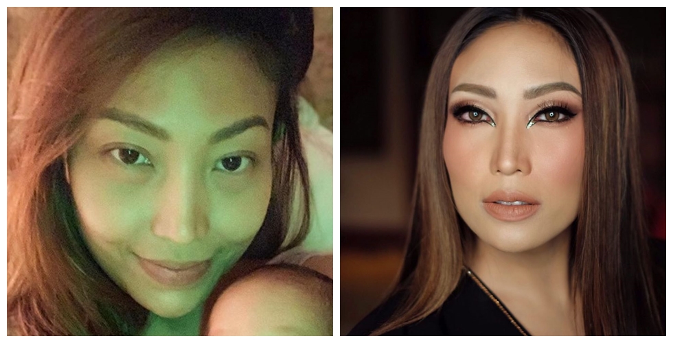 Beda penampilan 7 seleb pakai vs tanpa softlens, manglingi