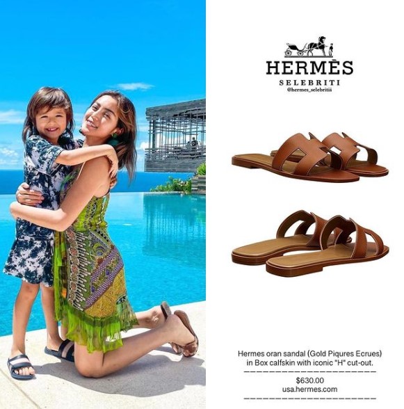 Taksiran harga sandal Hermes 8 seleb, punya Syahrini Rp 35 juta