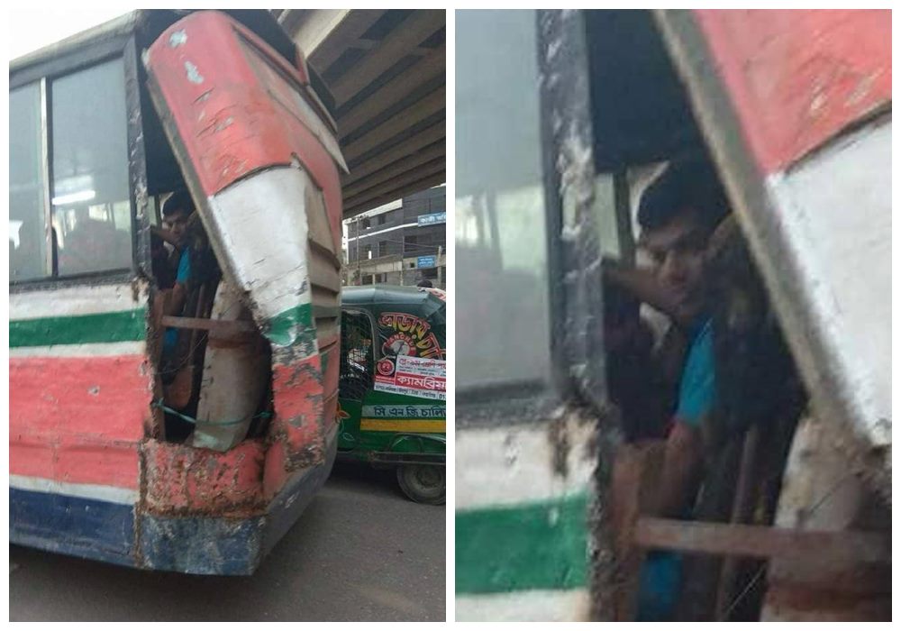 10 Aksi terlalu santai penumpang angkutan umum ini bikin ngakak