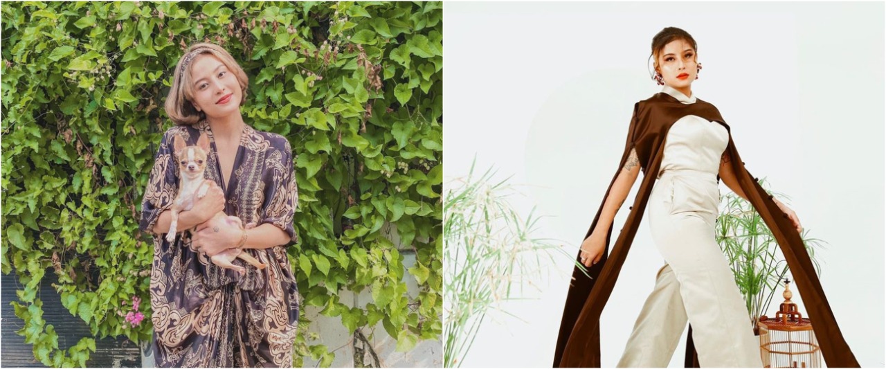 9 Gaya OOTD Awkarin memakai batik, stylish