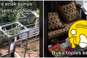 Video suka duka punya rumah semi outdoor, didatangi 'tamu tak terduga'