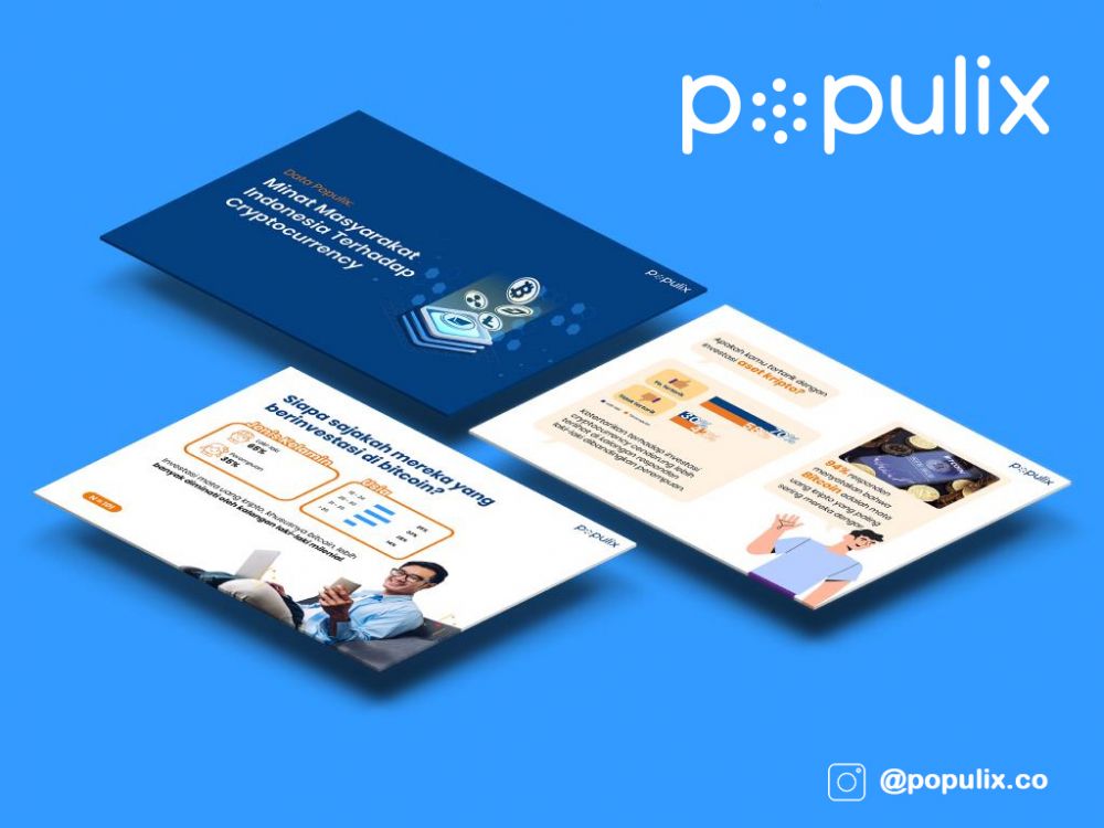 Survei Populix: Milenial melek bitcoin, tren investasi zaman now