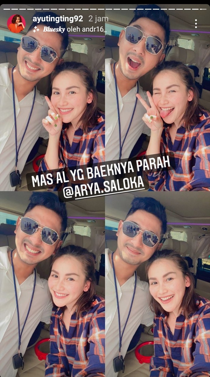 Ngefans berat, ini 5 momen Ayu Ting Ting bertemu pemain Ikatan Cinta