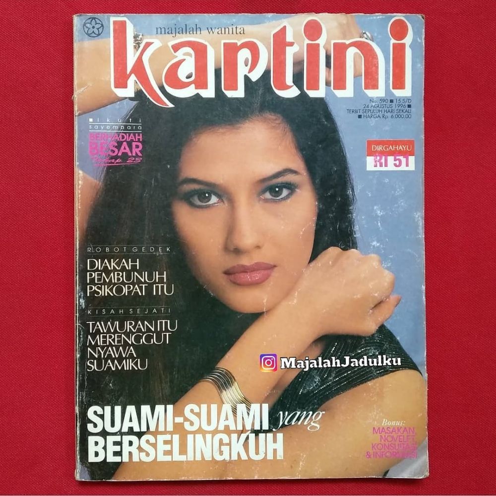 Potret 10 seleb cantik era 90-an di cover majalah Kartini, ikonik