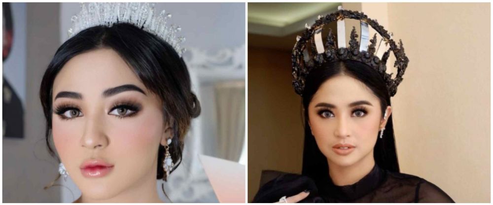 Berparas mirip, ini 9 adu gaya Margin Wieeherm dan Dewi Perssik
