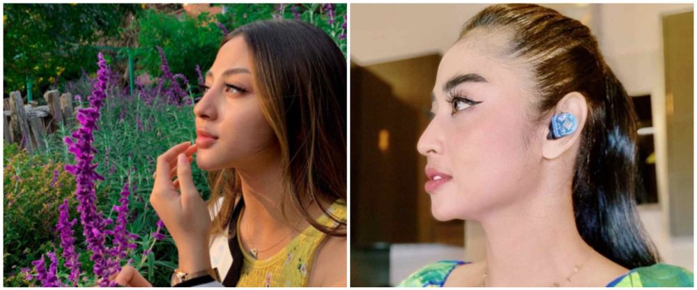 Berparas mirip, ini 9 adu gaya Margin Wieeherm dan Dewi Perssik