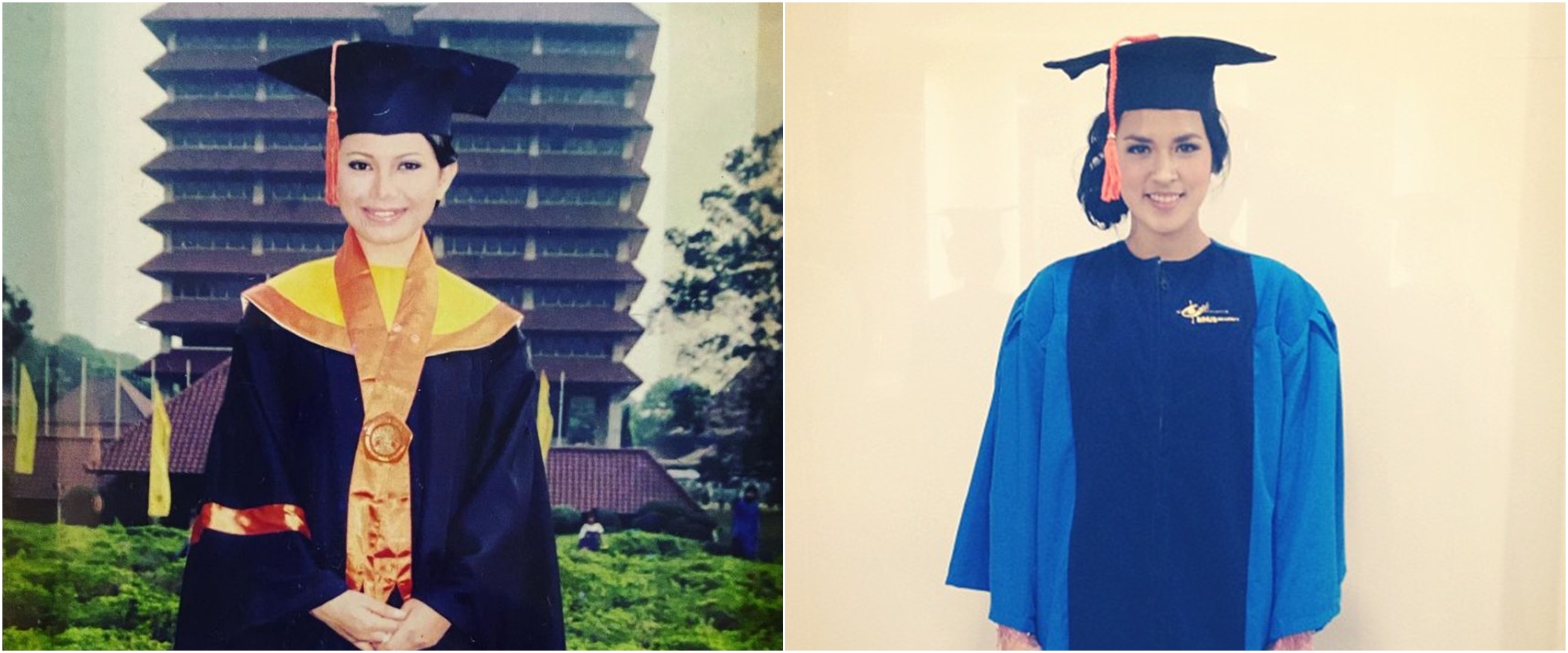 10 Potret lawas penyanyi cantik saat wisuda, pesonanya terpancar