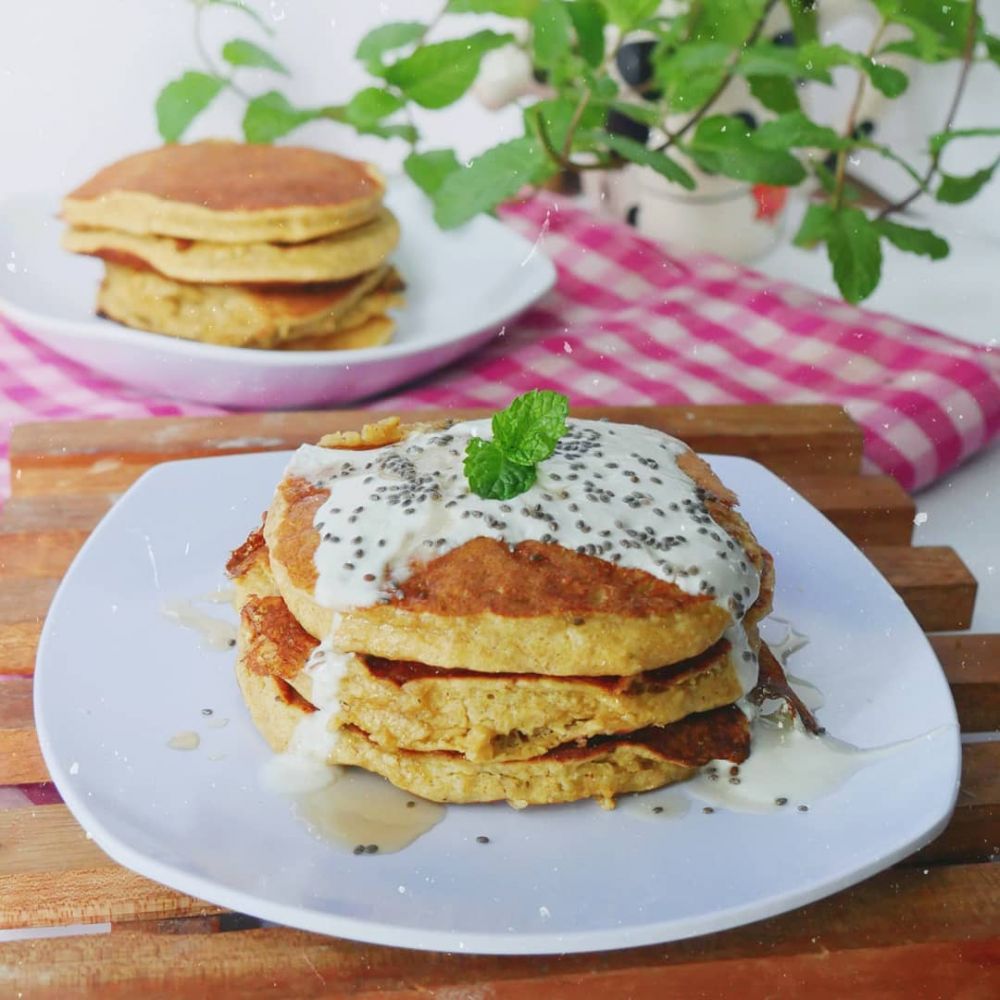10 Resep pancake manis untuk buka puasa, lembut & mudah dibuat