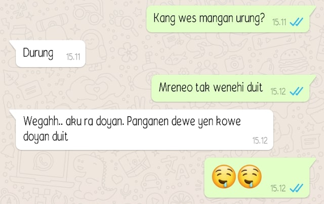 10 Chat lucu pakai bahasa daerah, ngaconya bikin gagal paham