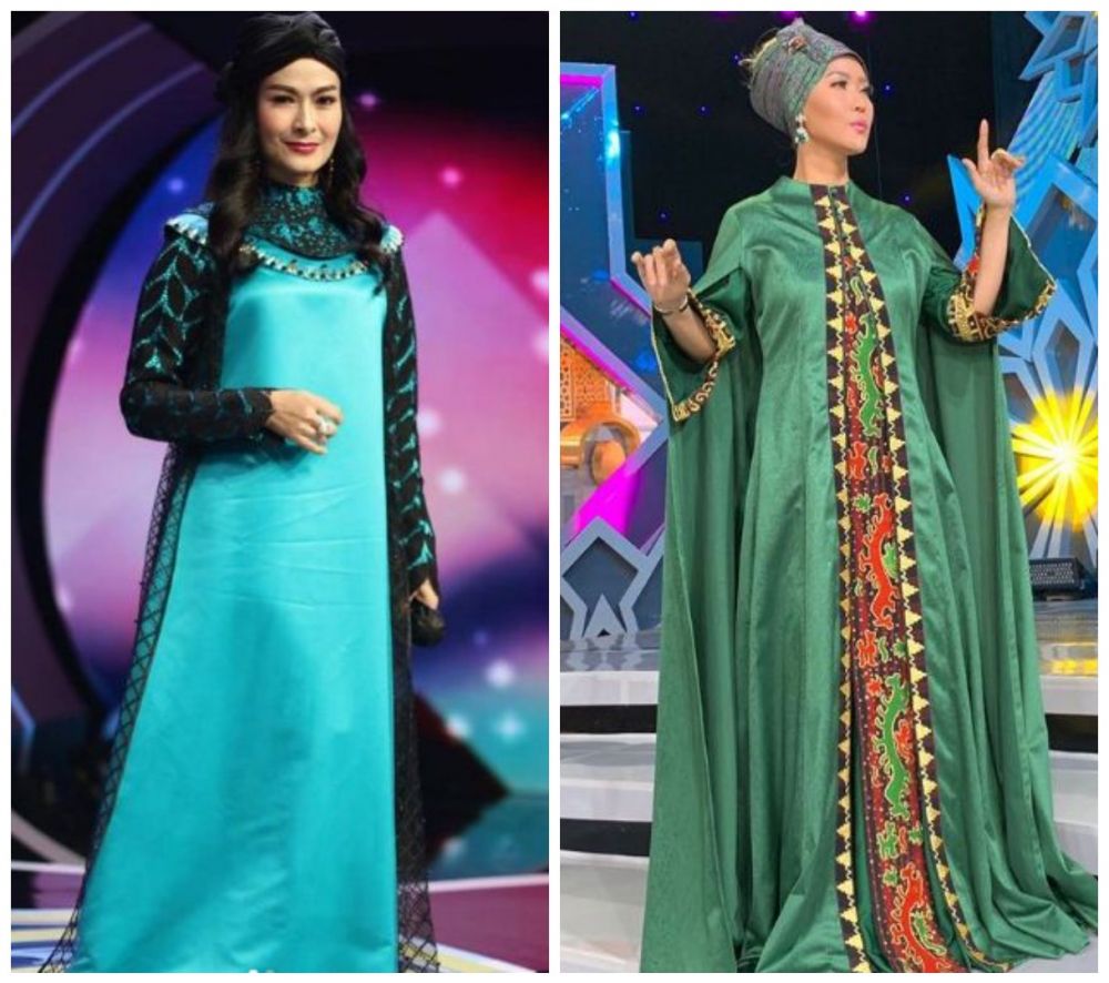 6 Beda gaya Iis Dahlia dan Inul Daratista pakai gamis, memesona