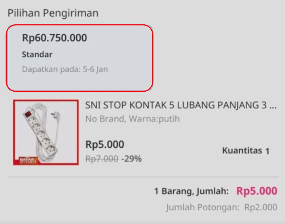 15 Ongkos kirim belanja di online shop ini bikin senyum getir
