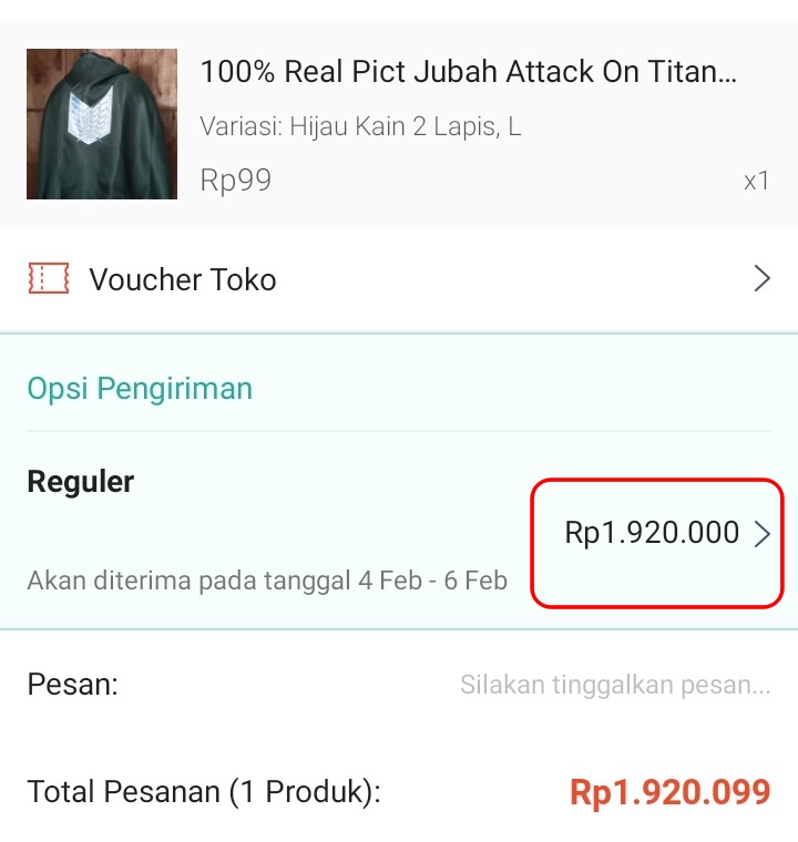 15 Ongkos kirim belanja di online shop ini bikin senyum getir