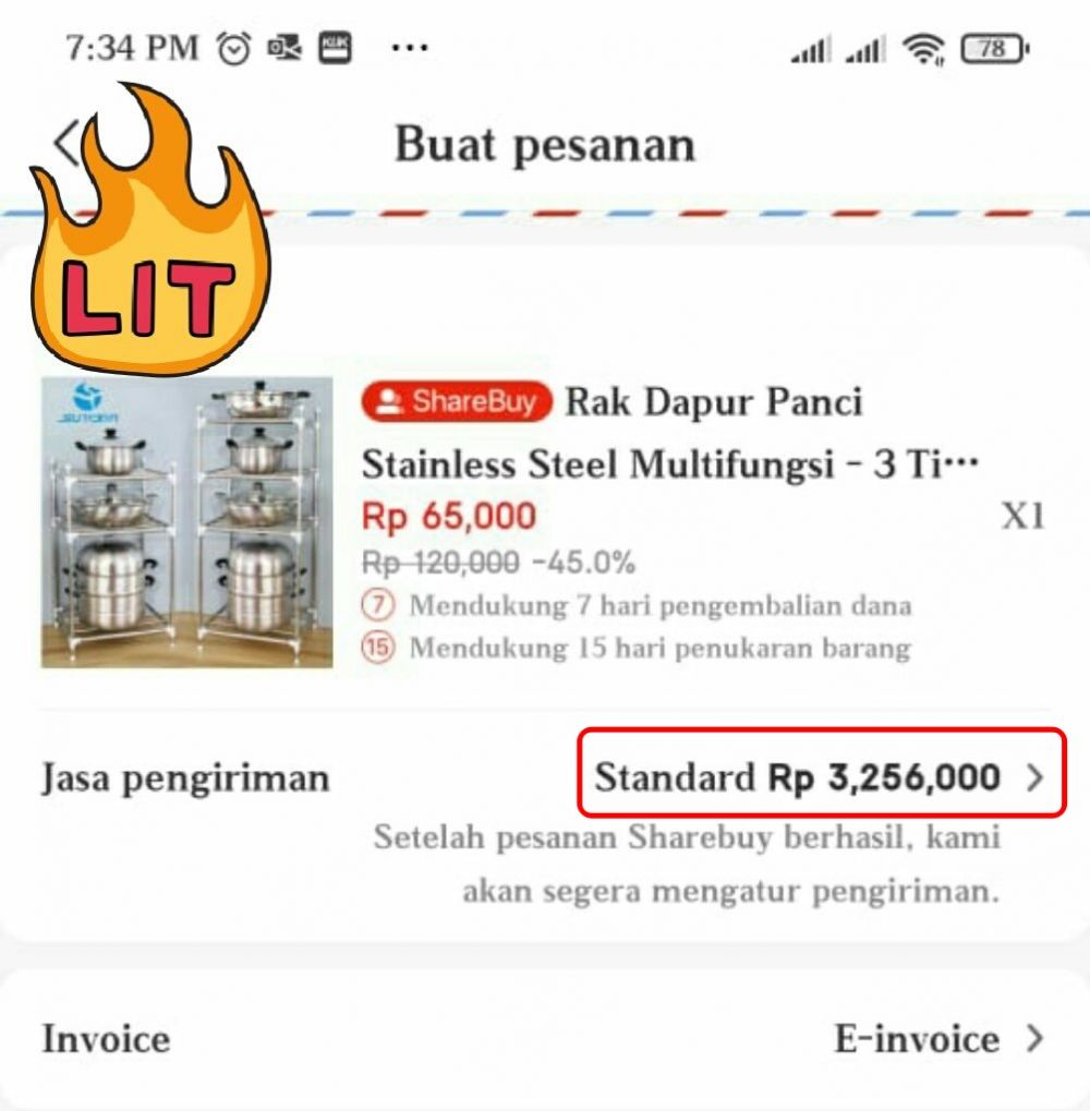 15 Ongkos kirim belanja di online shop ini bikin senyum getir