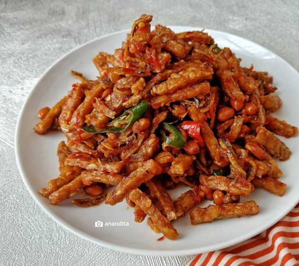 9 Resep menu buka puasa tempe pedas, lezat dan mudah dibuat