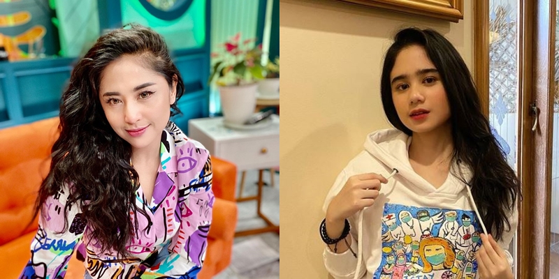 10 Potret Dewi Perssik & Tissa Biani mirip, bak saudara kembar