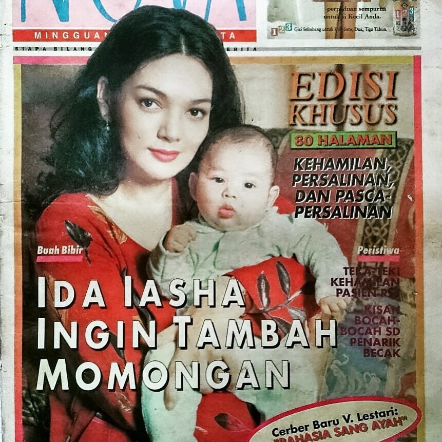 10 Potret lawas Ida Iasha jadi cover majalah, cantiknya bikin terpana