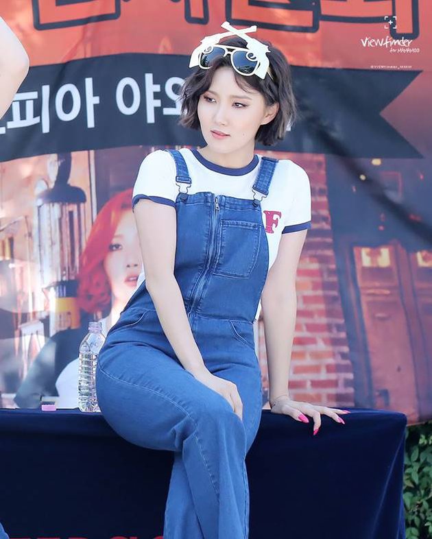 Potret 8 seleb Korea kenakan celana kodok, Yoona SNSD curi perhatian