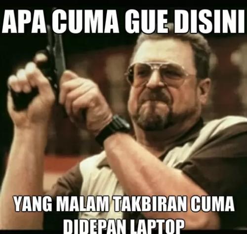 20 Meme lucu malam takbiran ini bikin senyum siap sambut Idul Fitri