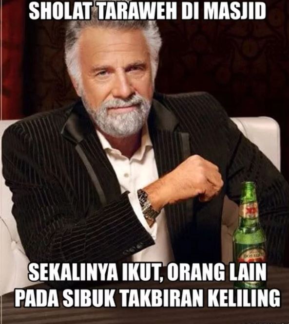 20 Meme lucu malam takbiran ini bikin senyum siap sambut Idul Fitri