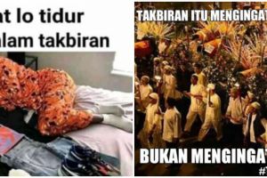 20 Meme lucu malam takbiran ini bikin senyum siap sambut Idul Fitri