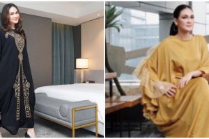 6 Pesona Luna Maya kenakan gamis, bisa jadi inspirasi outfit Lebaran