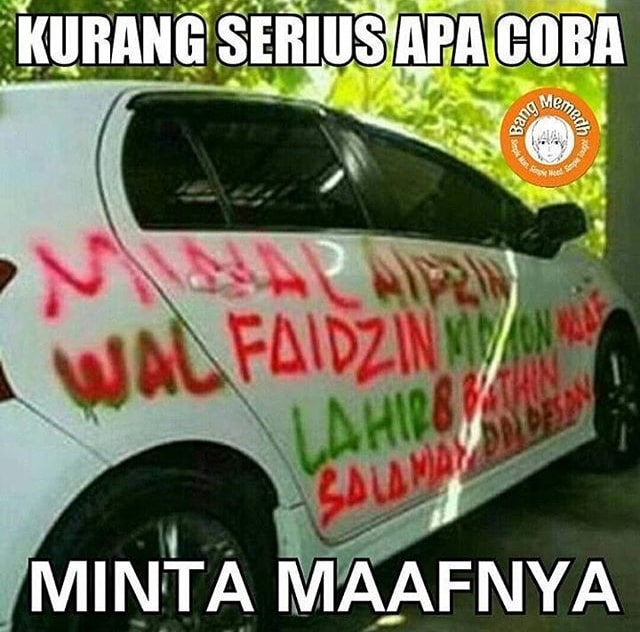 16 Meme lucu minta maaf ini bikin momen Idul Fitri makin ceria
