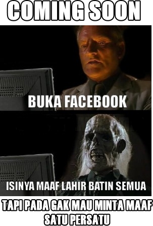 16 Meme lucu minta maaf ini bikin momen Idul Fitri makin ceria