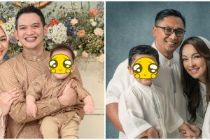 Gaya pemotretan 9 keluarga seleb pakai busana muslim, kompak abis