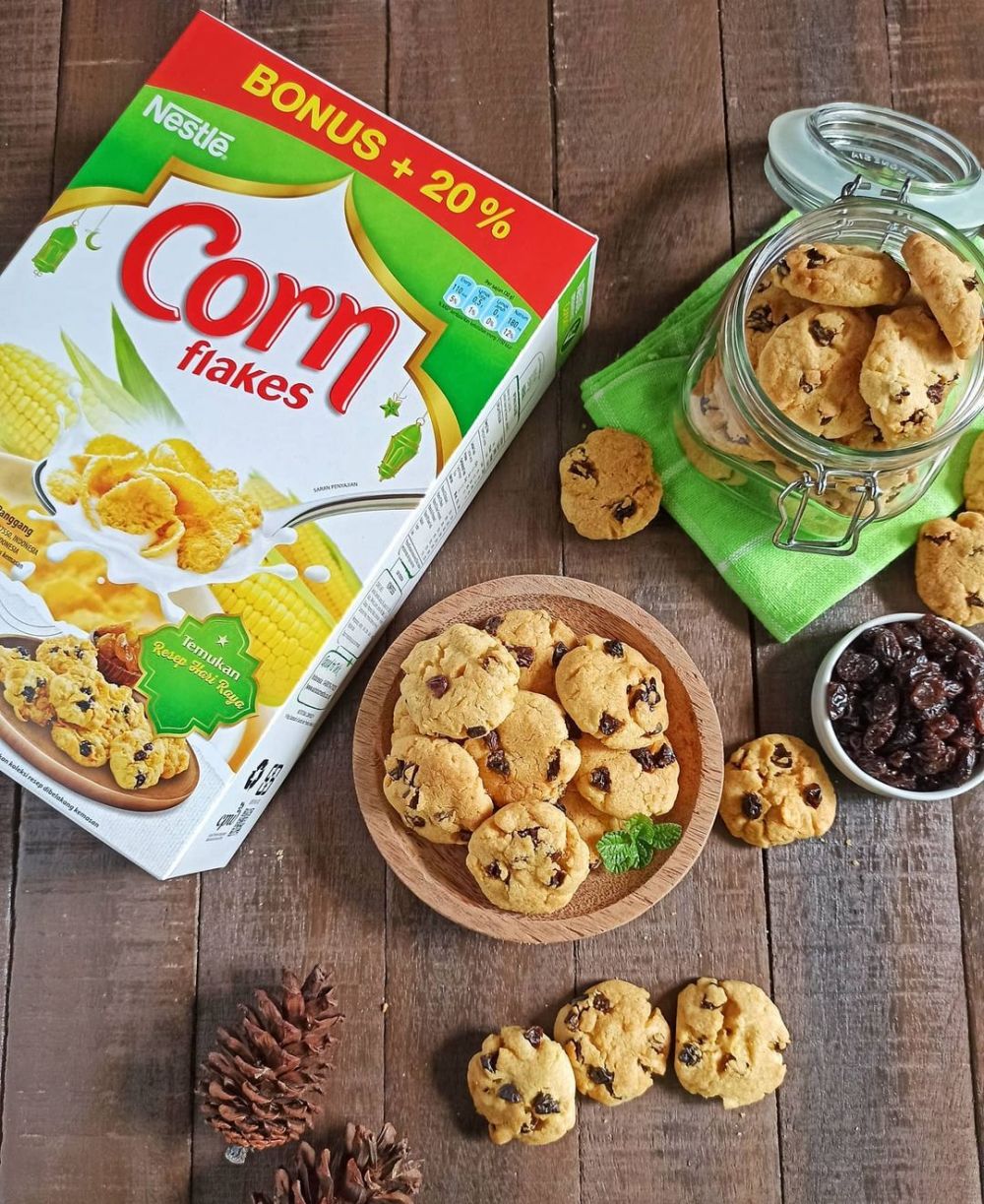 10 Resep cornflakes cookies, kekinian, enak, dan mudah dibuat