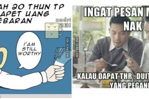 16 Meme lucu saat terima THR, anak kecil pasti paham rasanya