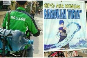 10 Cara lucu promosi depot air minum, kreatifnya bikin senyum