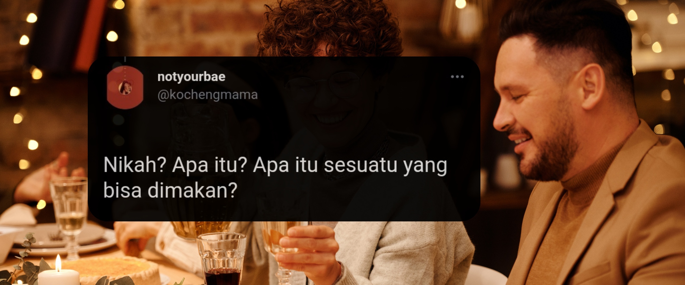 10 Jawaban lucu pas ditanya kapan nikah, ngelesnya bisa ditiru