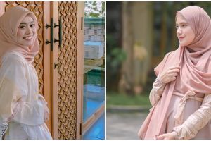 10 Beda gaya Lesty Kejora dan Nadya Mustika pakai gamis, tampil modis