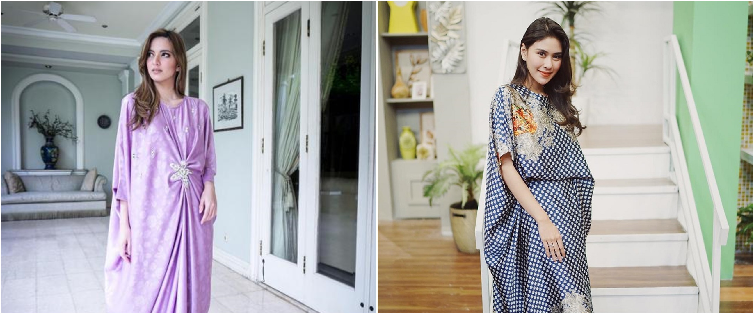 Potret 8 pesinetron pakai kaftan, Celine Evangelista banjir pujian