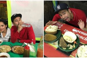 8 Potret Nagita Slavina makan di warung kaki lima, tuai pujian