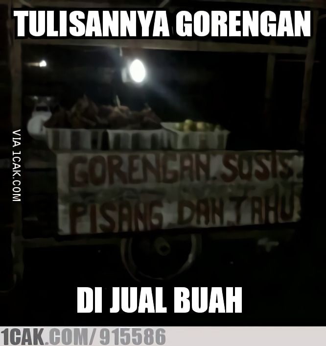 20 Tulisan lucu penjual buah promosikan dagangannya, nyeleneh abis