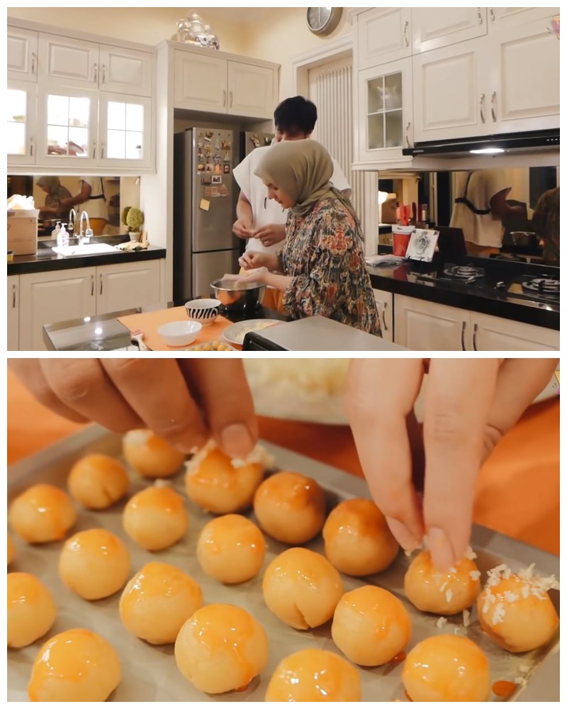 Potret seru 6 seleb cantik masak kue Lebaran, bikin ngiler!