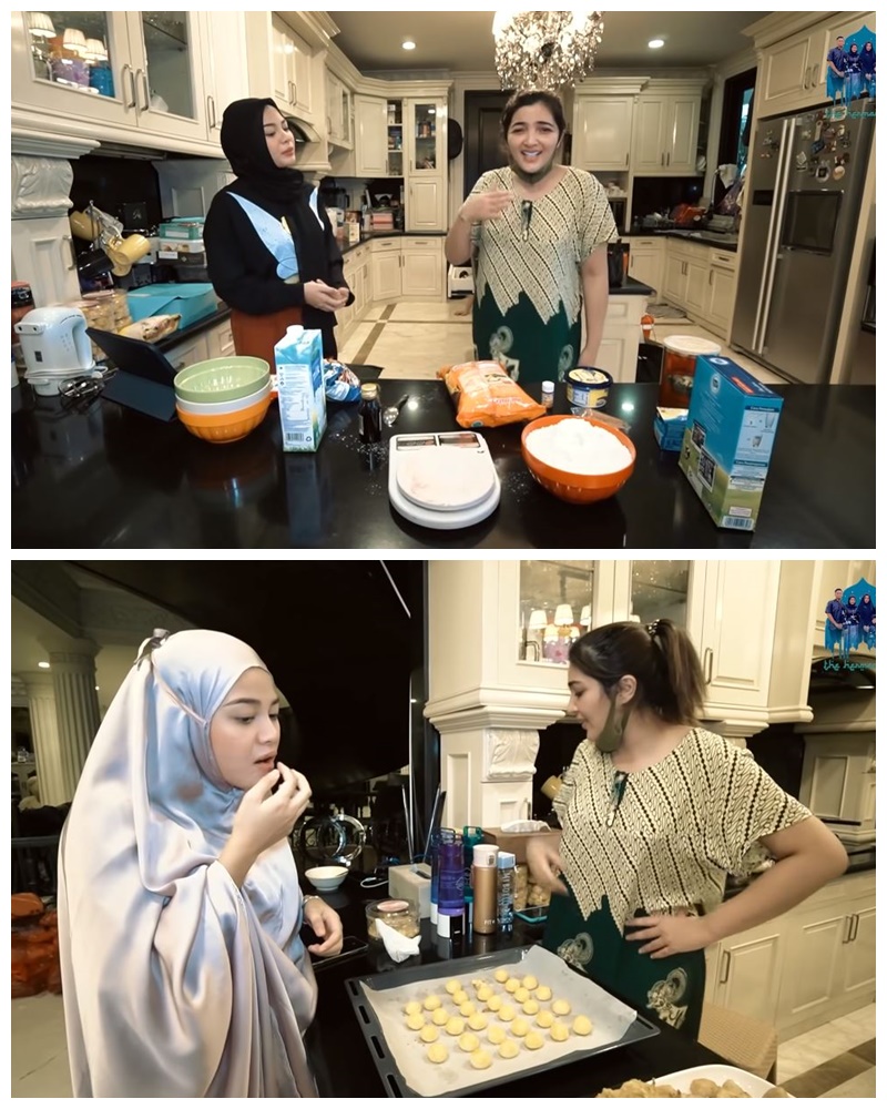 Potret seru 6 seleb cantik masak kue Lebaran, bikin ngiler!