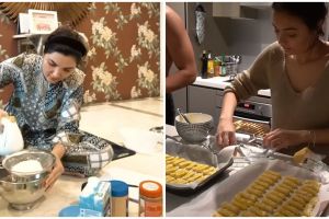 Potret seru 6 seleb cantik masak kue Lebaran, bikin ngiler!