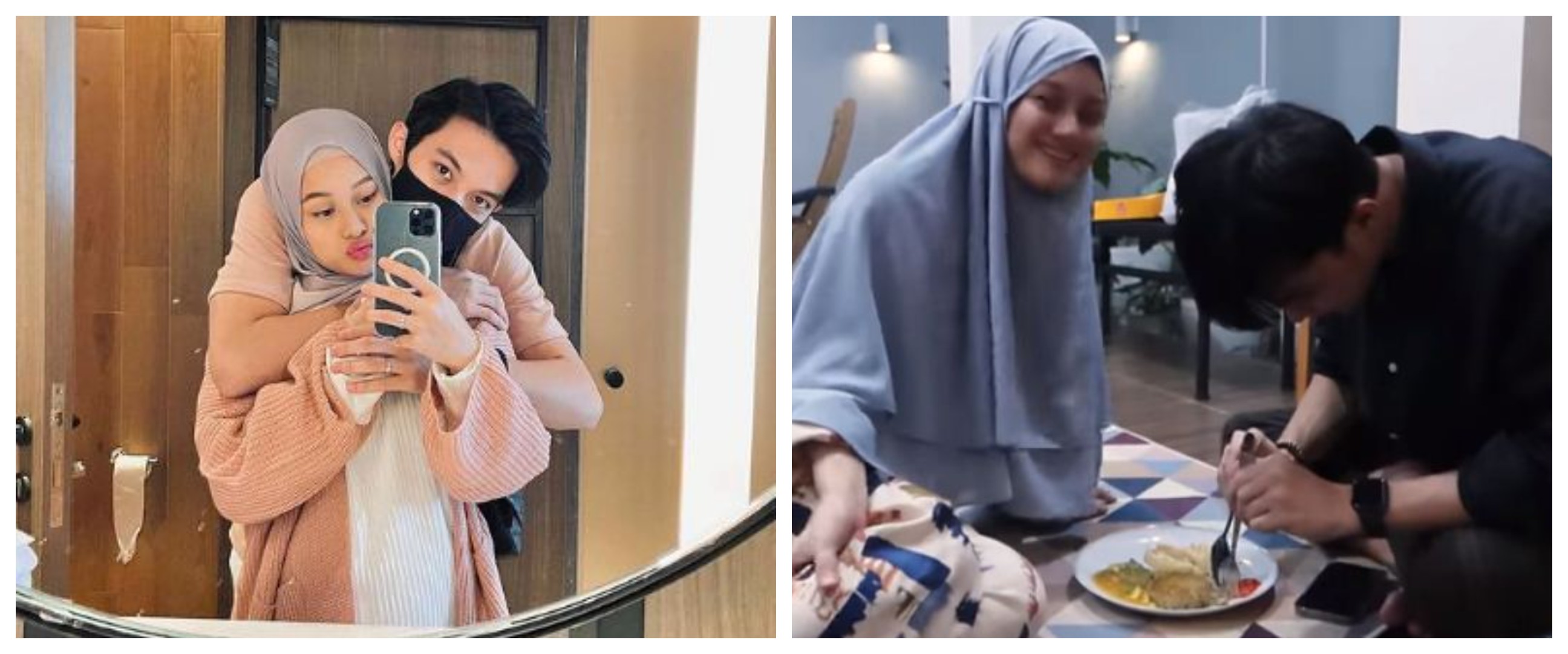 Dulu tak bisa masak, intip 11 momen Dinda Hauw bikin steak daging