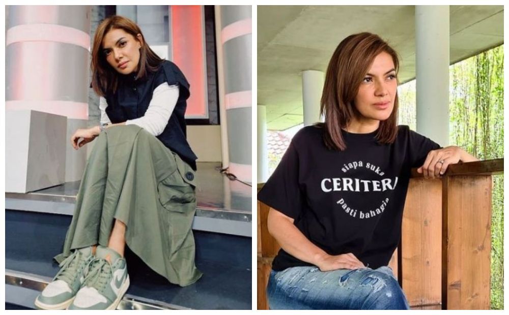 Beda gaya 7 host cantik Indonesia saat di rumah dan di layar kaca