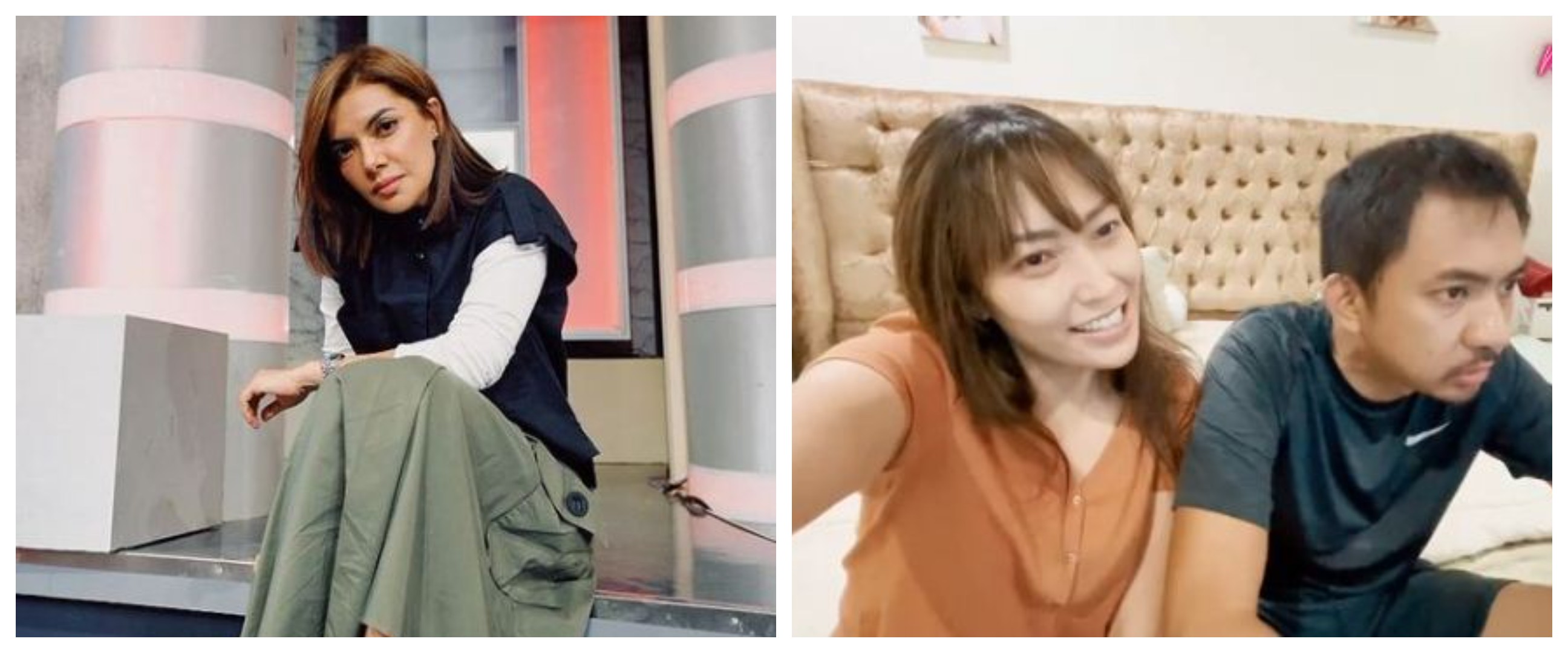 Beda gaya 7 host cantik Indonesia saat di rumah dan di layar kaca