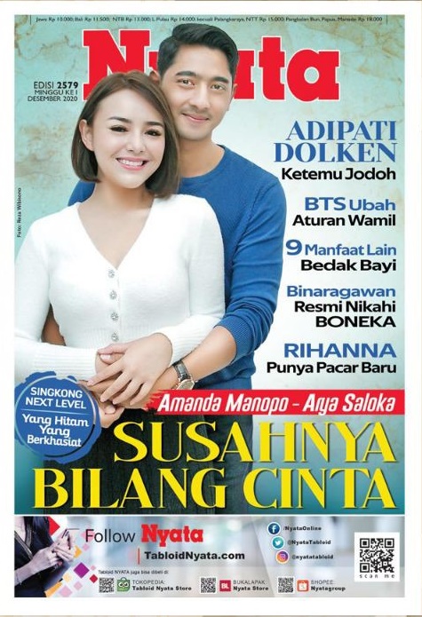 10 Pesona Amanda Manopo jadi cover majalah, terbaru bareng Arya Saloka