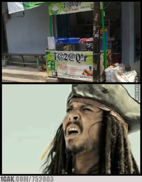 24 Tulisan lucu pedagang es kelapa muda ini bikin bertanya-tanya