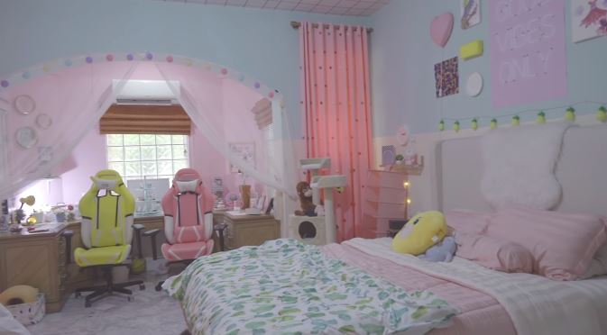 10 Penampakan kamar keluarga Halilintar, milik Sohwa ada di loteng